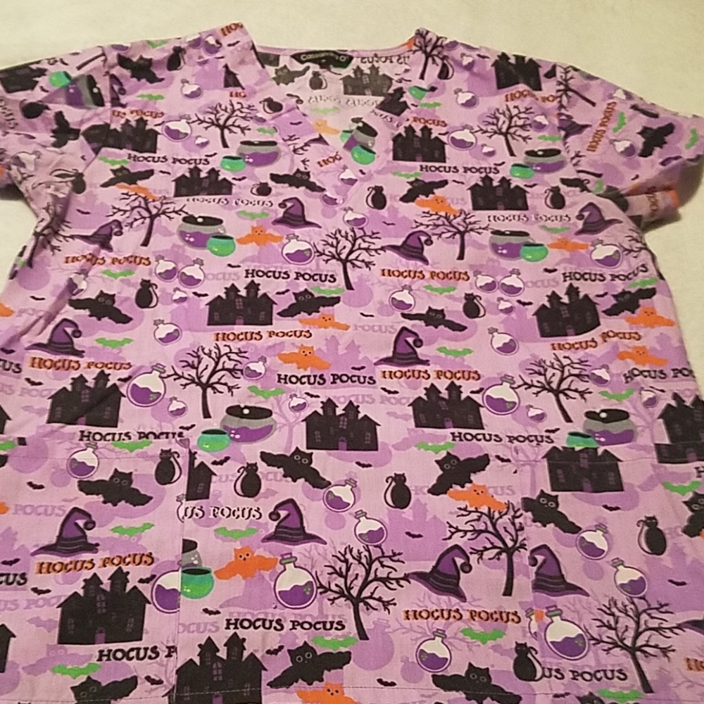 Scrub Top - Halloween